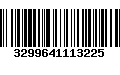 Código de Barras 3299641113225