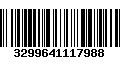 Código de Barras 3299641117988