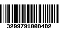 Código de Barras 3299791008402