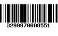 Código de Barras 3299970008551