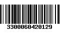 Código de Barras 3300060420129