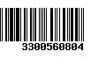 Código de Barras 3300560804