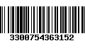 Código de Barras 3300754363152