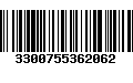 Código de Barras 3300755362062