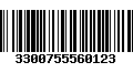 Código de Barras 3300755560123