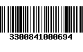 Código de Barras 3300841000694