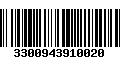 Código de Barras 3300943910020