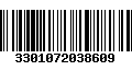 Código de Barras 3301072038609