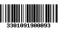 Código de Barras 3301091900093