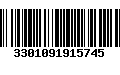 Código de Barras 3301091915745