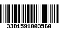 Código de Barras 3301591003560