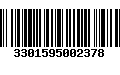 Código de Barras 3301595002378