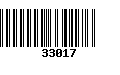 Código de Barras 33017