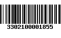 Código de Barras 3302100001855