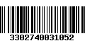 Código de Barras 3302740031052