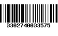 Código de Barras 3302740033575