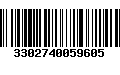 Código de Barras 3302740059605