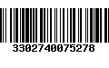 Código de Barras 3302740075278