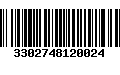 Código de Barras 3302748120024