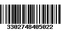 Código de Barras 3302748405022