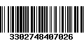 Código de Barras 3302748407026