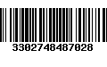 Código de Barras 3302748487028