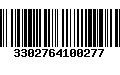 Código de Barras 3302764100277