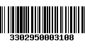 Código de Barras 3302950003108