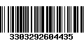 Código de Barras 3303292604435