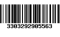 Código de Barras 3303292905563