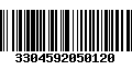 Código de Barras 3304592050120