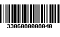 Código de Barras 3306080008040