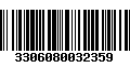 Código de Barras 3306080032359