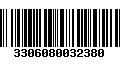 Código de Barras 3306080032380