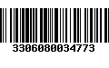 Código de Barras 3306080034773