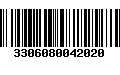 Código de Barras 3306080042020