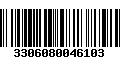 Código de Barras 3306080046103