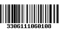 Código de Barras 3306111060108