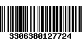 Código de Barras 3306380127724