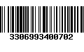 Código de Barras 3306993400702