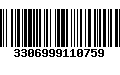 Código de Barras 3306999110759