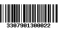 Código de Barras 3307901300022