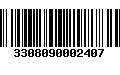 Código de Barras 3308090002407