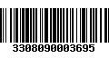 Código de Barras 3308090003695