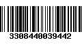 Código de Barras 3308440039442