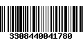 Código de Barras 3308440041780