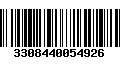 Código de Barras 3308440054926