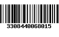 Código de Barras 3308440068015