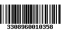 Código de Barras 3308960010358