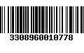 Código de Barras 3308960010778